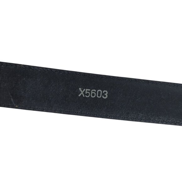 Brighton Onyx Concho Leather Belt Black SZ 44 Braided Golf Medallions VTG X5603 - Picture 7 of 9